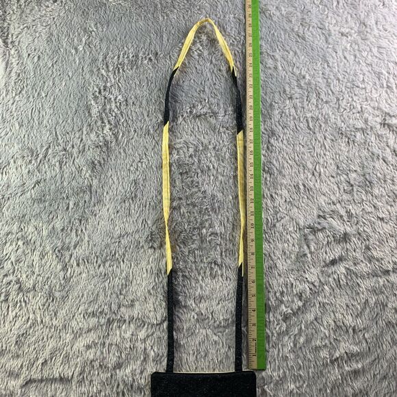 Super Mario Bros Purse Small Black Yellow Gold White New 2 Handmade Nintendo - Picture 9 of 9